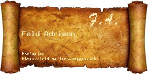 Feld Adrienn névjegykártya